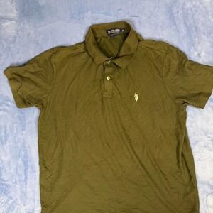 U.S. Polo Assn. green polo shirt men Size XL